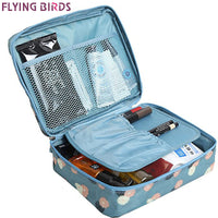 FLYING BIRDS Cosmetic case bag Multifunction wash bag Women Makeup portable Bag toiletry Storage waterproof Travel Bags LS8973fb