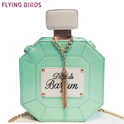 Flying birds! 2016 women bag ladies women messenger bags leather handbag designer clutch chain bag summer style bolsas LS8969fb