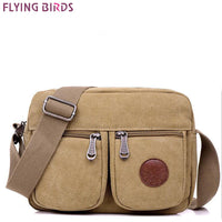FLYING BIRDS men messenger bags man bag men's travel bags new purse  bolsas  high quality fashion canvas handbag LM4273fb