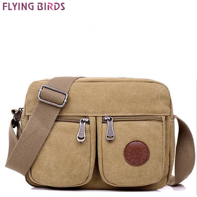 FLYING BIRDS men messenger bags man bag men's travel bags new purse  bolsas  high quality fashion canvas handbag LM4273fb