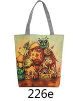 FLYING BIRDS carton printing canvas bag women handbag women's bags shoulder bag high quality fashion pouch bucket bags LM4364fb