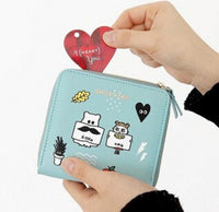 FLYING BIRDS women wallets brands short style purse dollar price printing designer purses card holder coin bag female LM4158fb