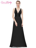 Long Formal Evening Party Dresses Ever Pretty 2017 Court Train HE09008 Sexy V-neck Elegant Cross Back Celebrity Dresses