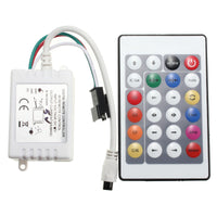 24 Keys IR Remote Controller For WS2811 WS2812 WS2812B LED Strip Light Lamp DC5V