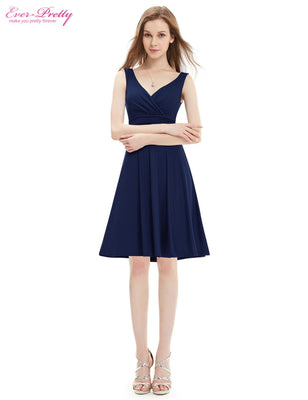 Cocktail Dress Ever Pretty Green 2017 New Arrival Women V-neck Sleeveless High Stretch Dress AP05294 Special Occasion Dresses