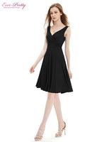Cocktail Dress Ever Pretty Green 2017 New Arrival Women V-neck Sleeveless High Stretch Dress AP05294 Special Occasion Dresses
