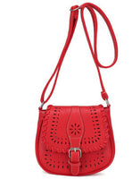 Flying birds! 2016 women messenger bags hollow out women handbag of brands leather bag designer women's pouch bolsas LS8780fb