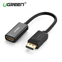 Ugreen 4K*2K DisplayPort DP Male to HDMI Female Cable Adapter  Display Port Converter for Projector HP/Dell Laptop