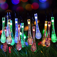 7m LED Fairy Light Solar Power 50 LED String Light Multicolor Wedding Christmas Party Decor Outdoor Lighting Garden Waterproof