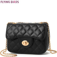 Flying birds women handbag luxury brands women messenger bags cross body chain Lingge designer shoulder bag purse  high quality