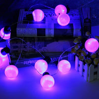 EU Plug 10m 38 Balls LED String Lights For House Christmas Party Fairy Lighting LED Outdoor Light Garden Waterproof AC220V