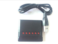 1pcs 3.7V Lipo Battery Adapter Charger USB Interface 4 in 1 / 5 in 1 / 6 in 1 for Syma X5 X5C X5C-1 H107 H107C JJRC H8 Wholesale