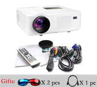 DH-TL261+ 3D function TV LCD Projector 800*480P support 720P 1080P Full HD Widescreen Home Theater Proyector 50000hs lamp life L