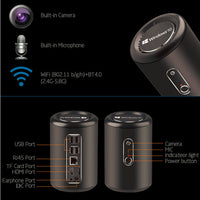 New For Windows 10 MINI PC Host 32G Memory Bay Trail CR 2.4G WIFI With MIC EU Plug Wholesale Drop Shipping
