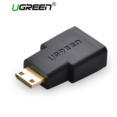 Ugreen HDMI female TO Mini HDMI Adapter converter gold plated connector HDMI V1.4 Ethernet 1080P 3D hdmi adapter