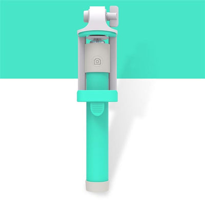 18.5-80cm Mini Portable Selfie Stick For iphone Samsung SmartPhone Universal Monopod Candy Colors Extendable Wired Sticks Tripod