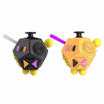 Funny 12 Sides Generation Cubes Toys Pressure Releasing For Adults Kids Anti Stress Relief Cubes Special Birthday Gift Hot Sale