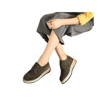 HEE GRAND Women Brogue Shoes Flock Hemp Patchwork Flat Platform Cut outs Thick Bottom Shoes Woman British Style Footwear XWD4437