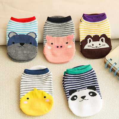 Fashion Cartoon design Baby Kid Socks Antiskid Toddler Cotton Low Socks baby girls boys socks