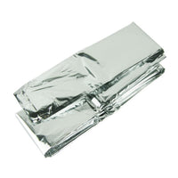 Hot 210*130CM Outdoor Life-saving Military Emergency Blanket Survival Rescue Insulation Curtain Blanket Silver#XTJ