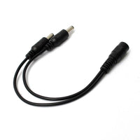 Hot Sale 5.5 x 2.1mm 1 To 2 Female To Male Plug DC Power Splitter Adapter For CCTV Camera Cable
