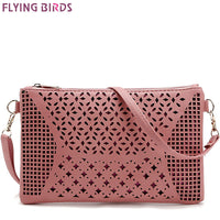 FLYING BIRDS! women bags for women messenger bags shoulder bag ladies handbag purse high quality pouch hollow out bolsa LM3142fb